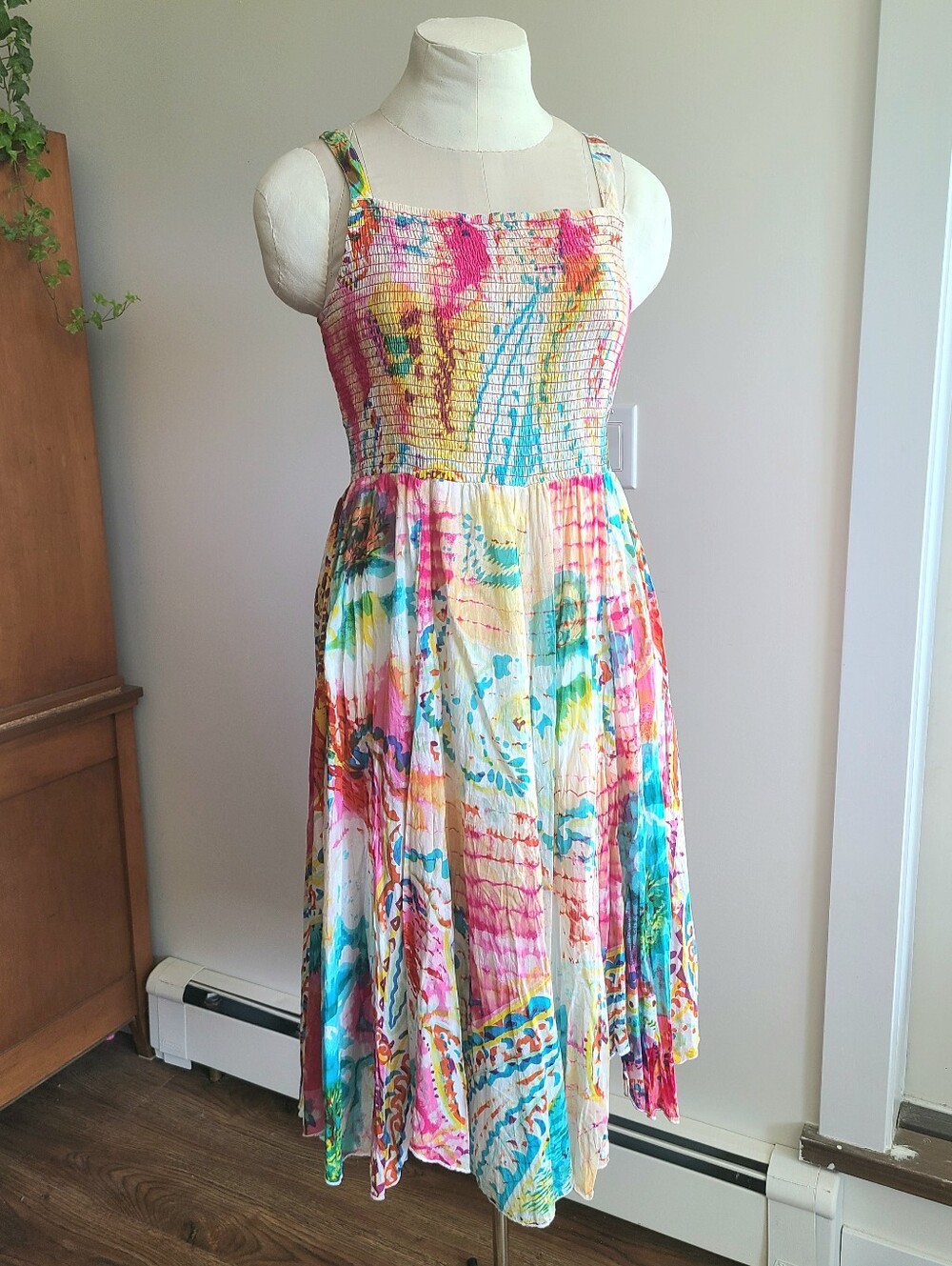 Papa Tie Dye Cotton Dress